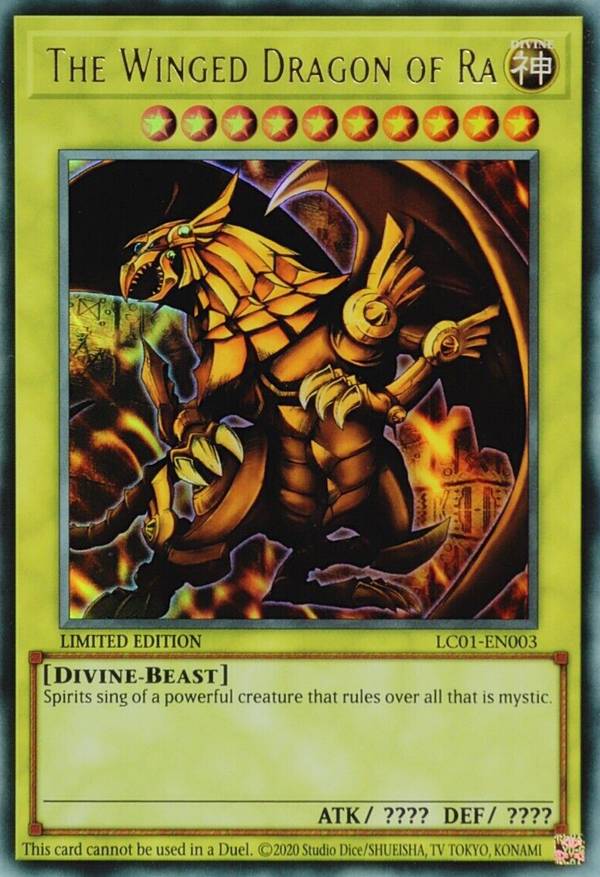 楽天市場】遊戯王 LC01-EN003 ラーの翼神竜 The Winged Dragon of Ra