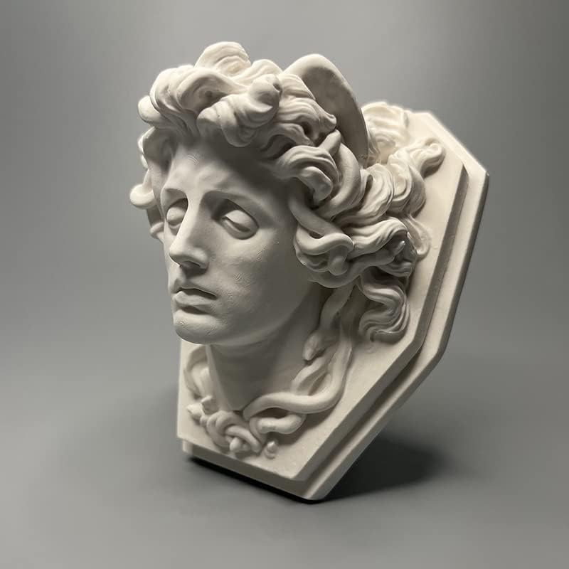 楽天市場】古代ギリシャ神話 メデューサの頭部彫像 高さ 約10.5cm 彫刻