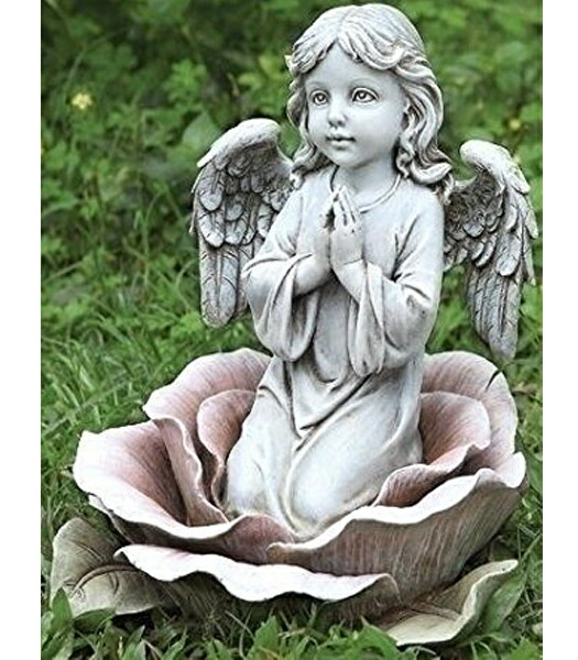 超希少美品】✞祈る天使像ペア 家庭祭壇用 宗教彫刻 超希少美品