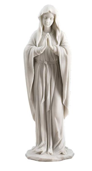 楽天市場】即日納品！大理石風 聖母マリア像 彫像 彫刻高さ 約29cm
