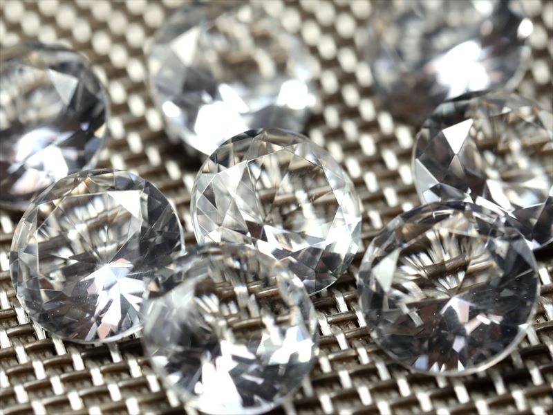 楽天市場】○【水晶 ダイアモンドカット タンブル】直径約10mm-12mm 1g
