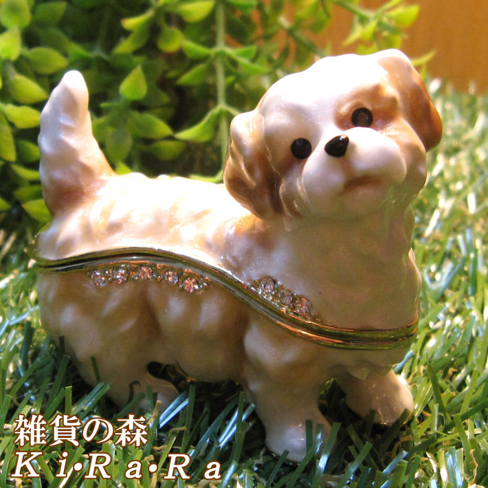 楽天市場】犬 置物 シーズー いぬ イヌ ドッグ 可愛い 犬の小物入れ