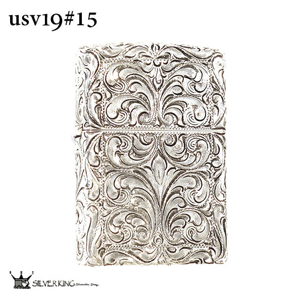 楽天市場】シルバーキング Zippo 純銀ジッポーライター Silver King
