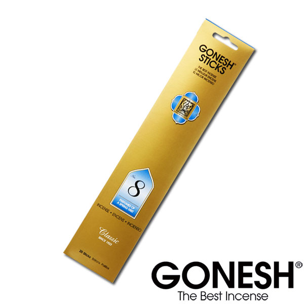 楽天市場】GONESH ガーネッシュ No.8 お香 スティック インセンス お