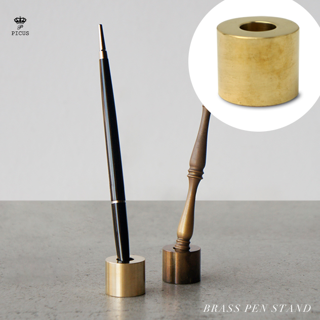 楽天市場】BRASS PEN STAND/ブラス ペンスタンド Picus ピクス 真鍮