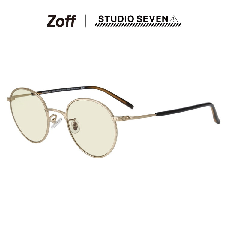 楽天市場】|ボストン型 サングラス（ゴールド） Zoff STUDIO SEVEN