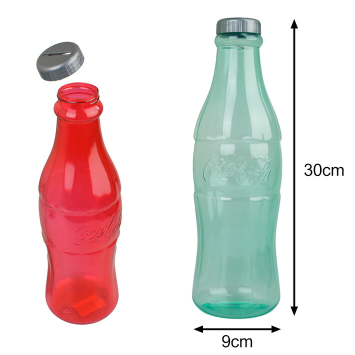 楽天市場】コカ・コーラ ボトルバンク 貯金箱 高さ30cm! 【12インチ