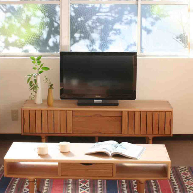 楽天市場】テレビ台 北欧 おしゃれ テレビボード 天然木 無垢 オーク