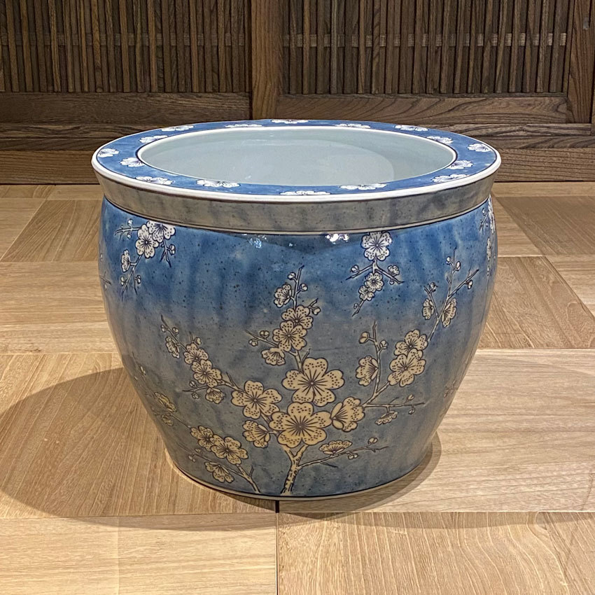 楽天市場】水鉢 火鉢 鉢カバー プランターカバー 睡蓮鉢 メダカ鉢