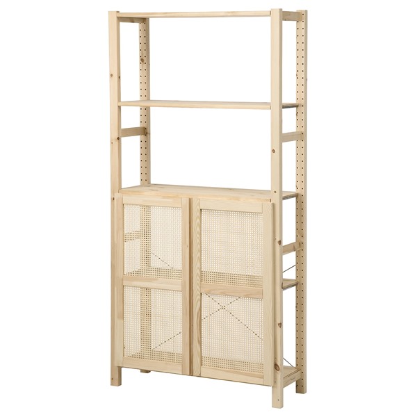 楽天市場】[IKEA/イケア/通販]IVAR イーヴァル シェルフユニット 扉