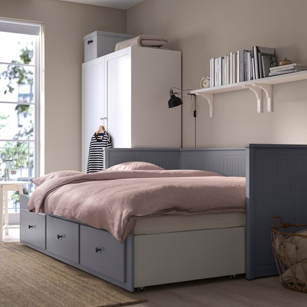 楽天市場】[IKEA/イケア/通販]HEMNES ヘムネス デイベッド 引き出し3