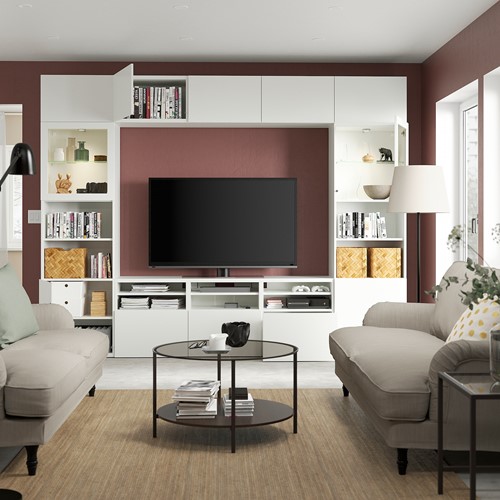 楽天市場】[IKEA/イケア/通販]BESTA ベストー テレビボード/ガラス扉