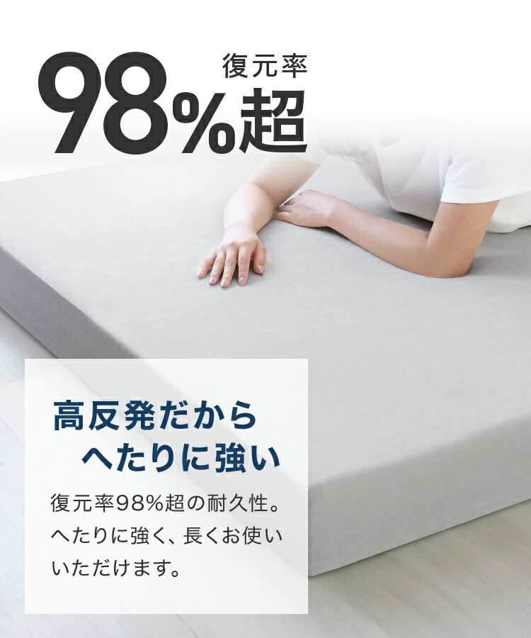 楽天市場】【最大10％OFFクーポン】マットレス 高反発 クイーン