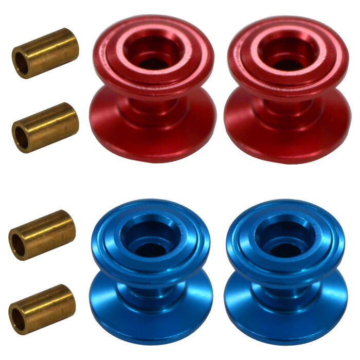 楽天市場】ミニ四駆 2段 アルミ ローラー 2個 セット 13-12mm カラー全