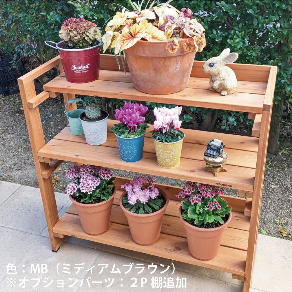 楽天市場】花台ライトシェルフ 幅60/75cm×奥行31cm×高さ75cm ○棚板2枚
