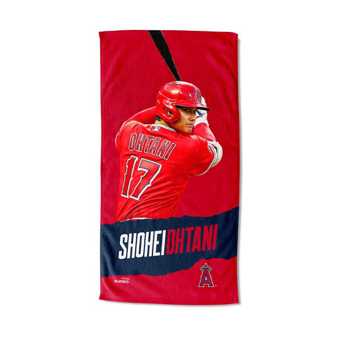 楽天市場】MLB エンジェルス 大谷翔平 選手・インパクト大！大判ビーチ