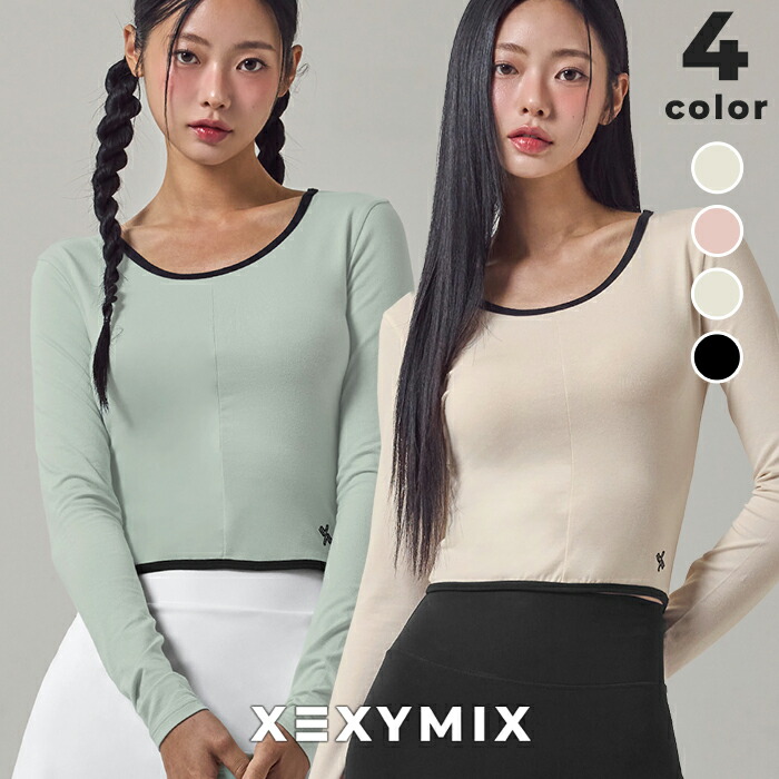 楽天市場】ゼクシィミックス xexymix 長袖 クロップド丈 レディース