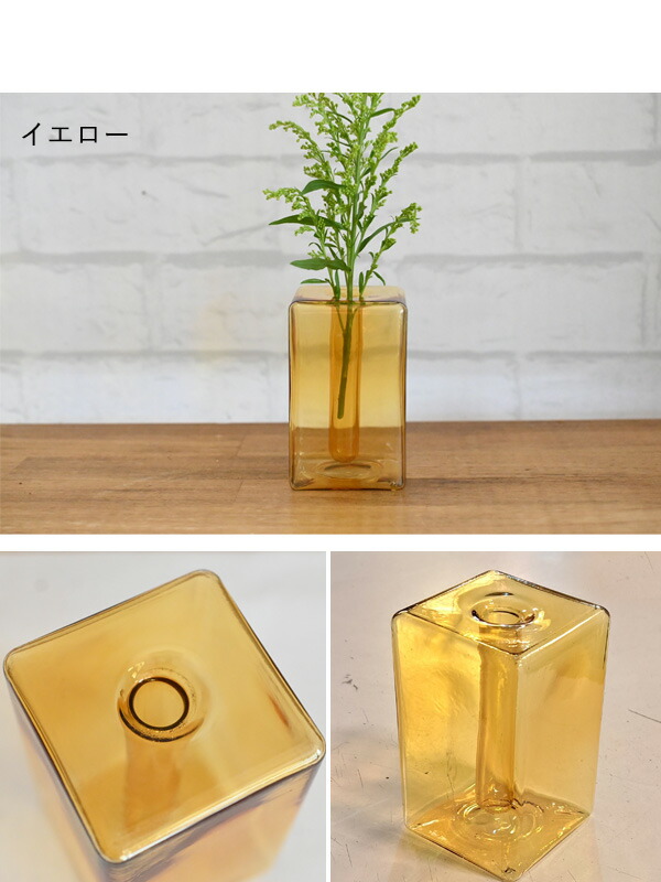楽天市場】『カラフルガラスフラワーベース』（ 一輪挿し 花器 花瓶