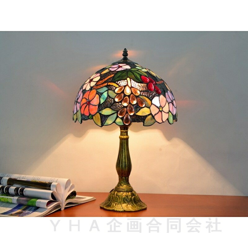 楽天市場】工芸品 ステンドグラスランプ 手作り おしゃれ 高品質 電気