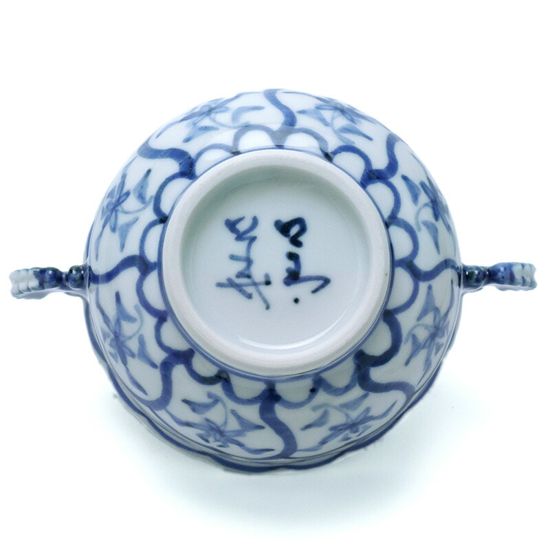 楽天市場】九谷焼：染付双耳向付・須田菁華《小鉢・9.0cm》 : 和食器の