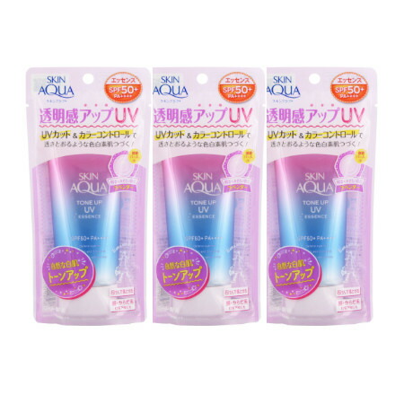 楽天市場】【3個セット】スキンアクア トーンアップUVエッセンス80g