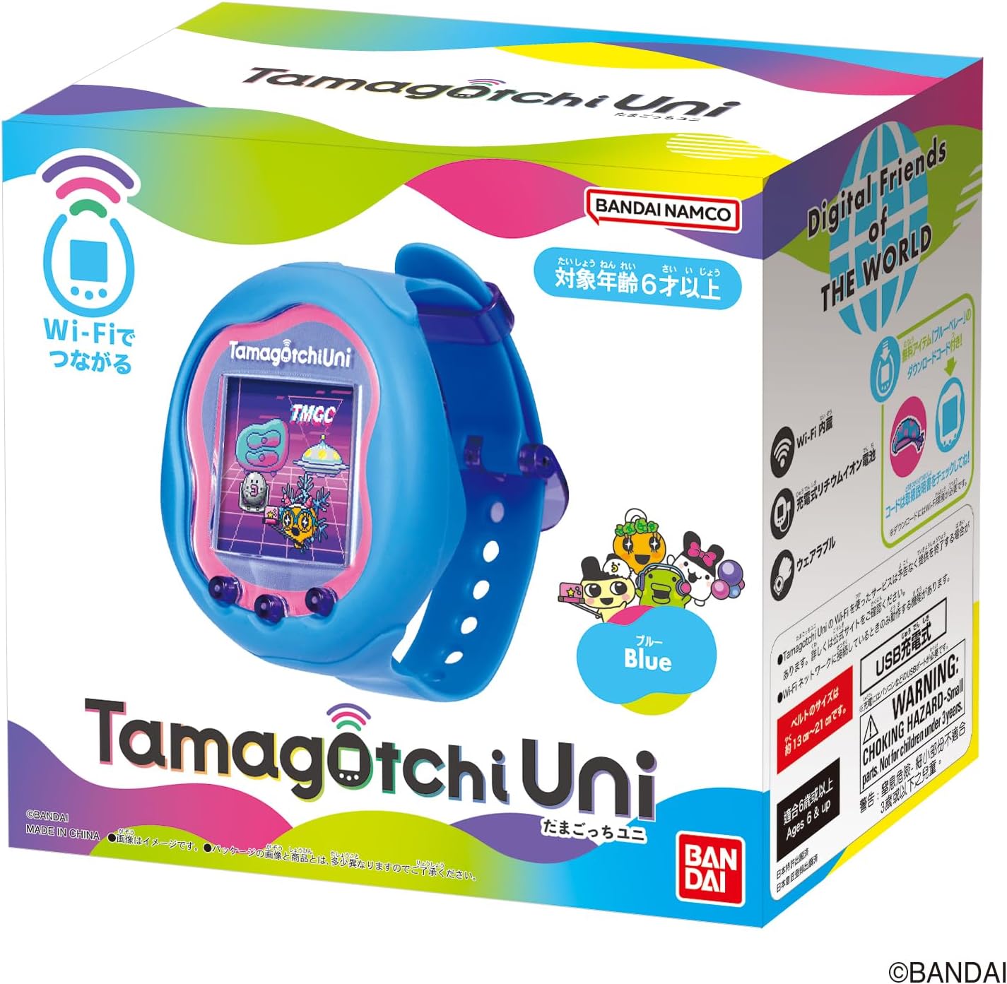 バンダイ Tamagotchi Uni [Blue] (電子玩具) 価格比較 - 価格.com