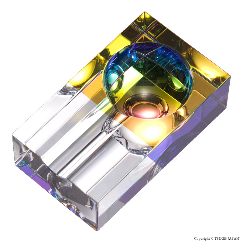 ロエン・クリスタル 角型 灰皿