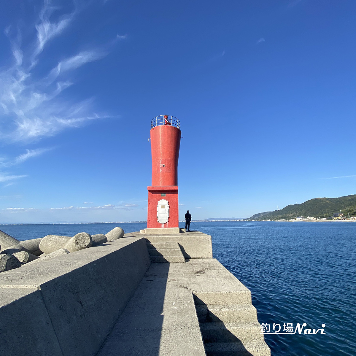 富島港北防波堤 - 淡路島西海岸の広大な釣り場 | 釣り場Navi