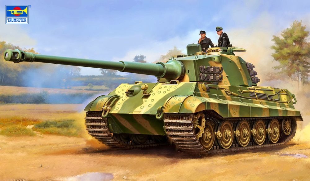 1/16 ドイツ軍 キングタイガー ヘンシェル/105mm砲搭載型【00949