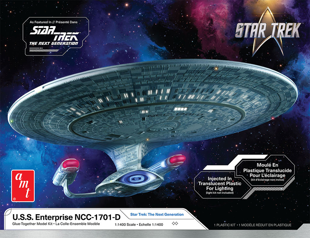 1/1400 新スター・トレック U.S.S.エンタープライズ NCC-1701-D クリア