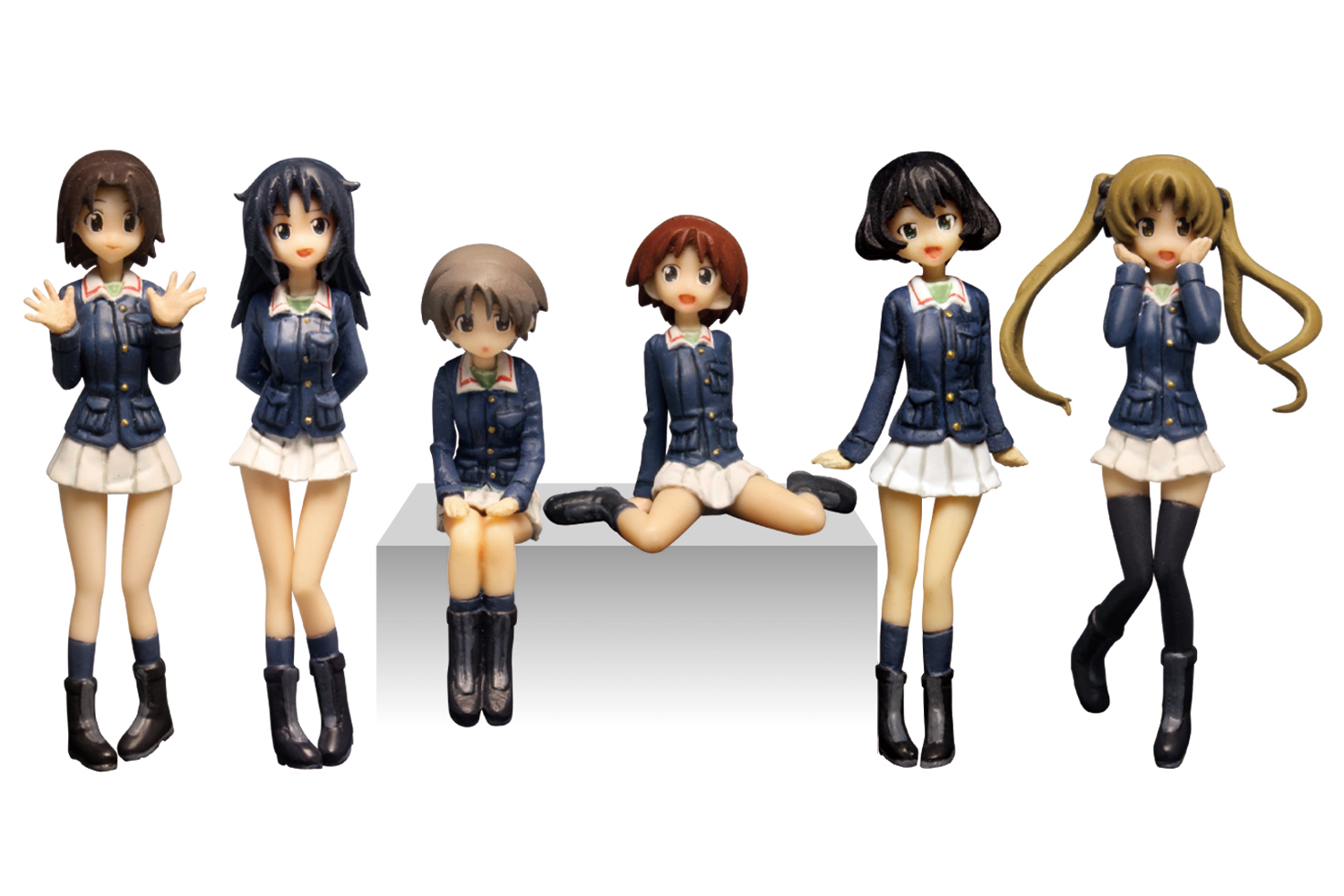 1/35 ガールズ&パンツァー カバさんチームフィギュアセット【GPF-6