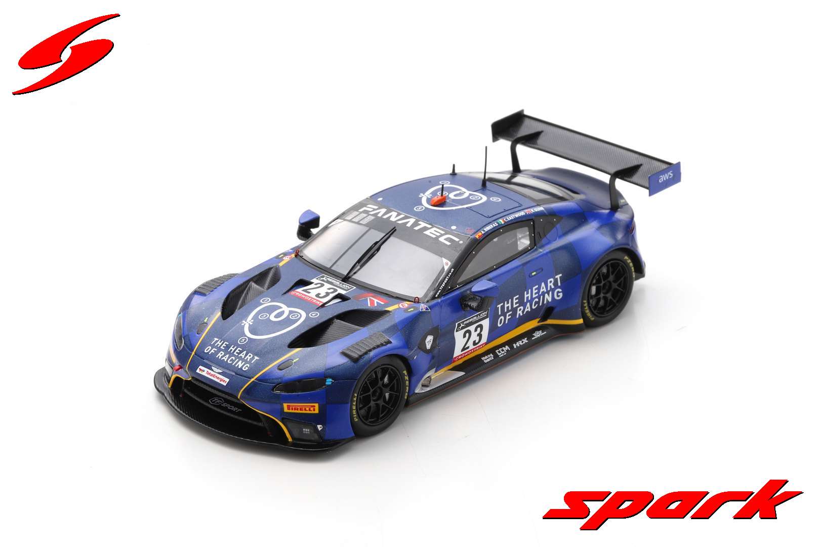 SB521 1/43 Aston Martin Vantage AMR GT3 No.23 Heart of Racing with