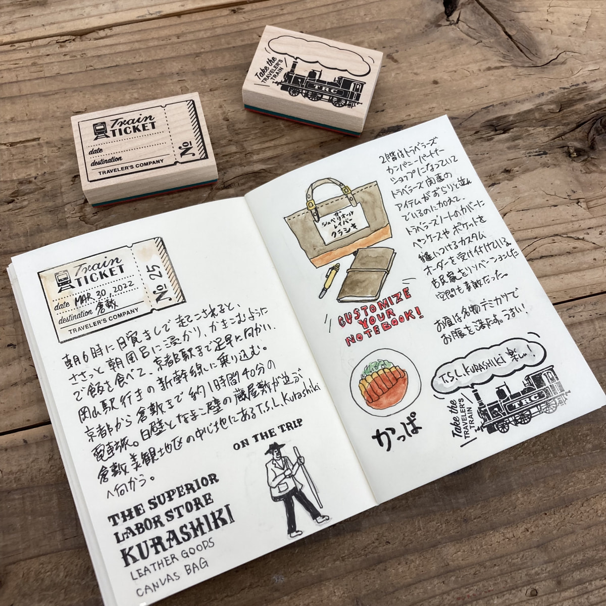 Stamp and Choice (トラベラーズ店長の日記 TRAVELER'S DIARIES)
