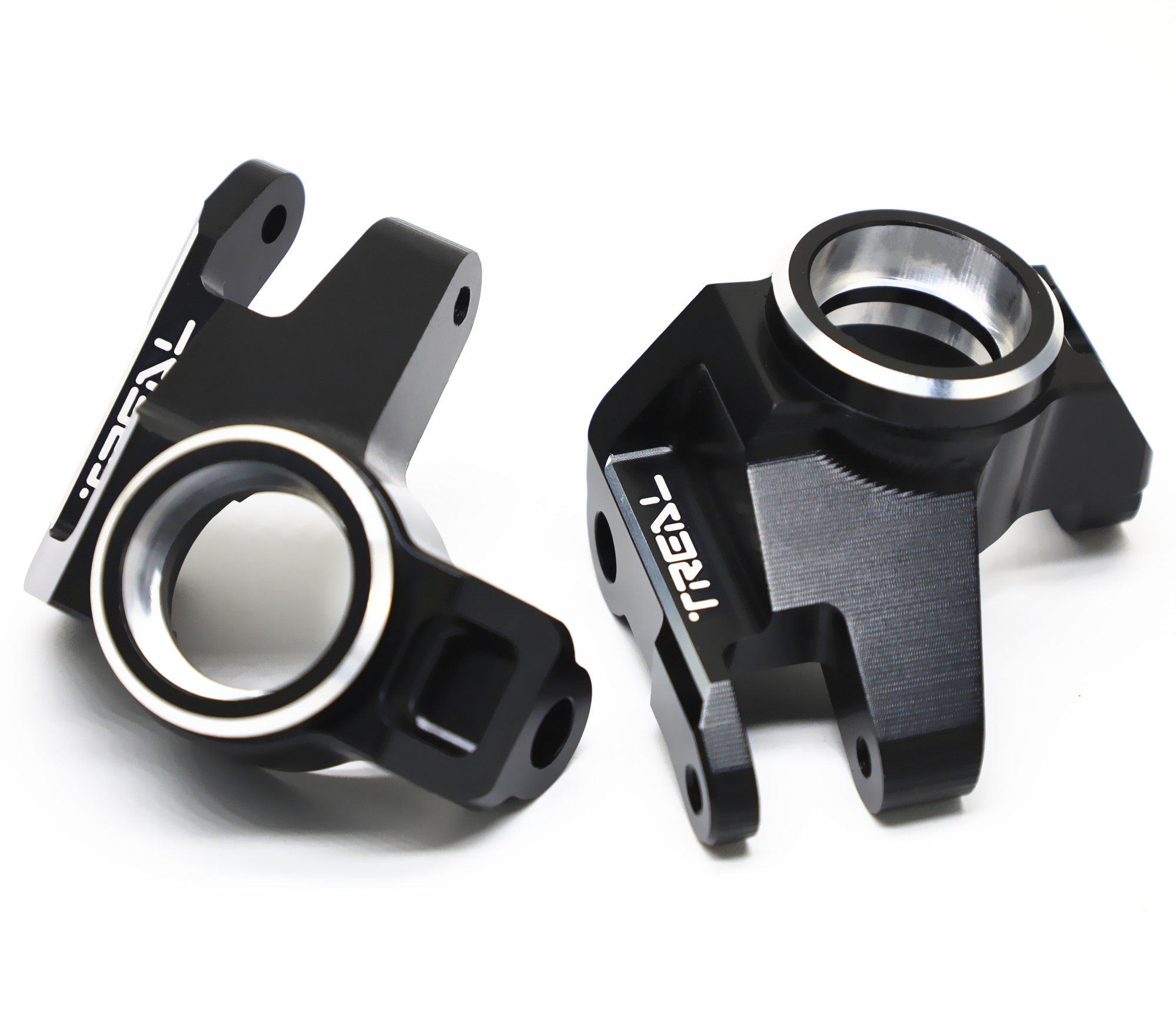TREAL SCX6 Steering Knuckles L/R Front Hubs CNC Machined Aluminum