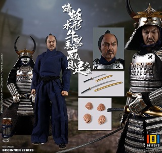 101TOYS 1/6 蜻蛉前立水牛脇立兜黒糸縅銀溜塗具足 甲冑 ≪スタンダード