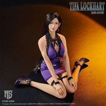 STAR MAN 1/6 Tifa ロックハート / パーブル タイト ストラップ ドレス