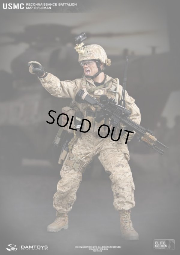 DAMTOYS 1/6 アメリカ海兵隊 武装偵察大隊 M27 ライフルマン USMC