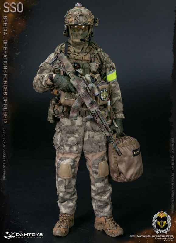 DAMTOYS 1/6 ロシア特殊作戦軍 SSO アクションフィギュア 78075 *予約