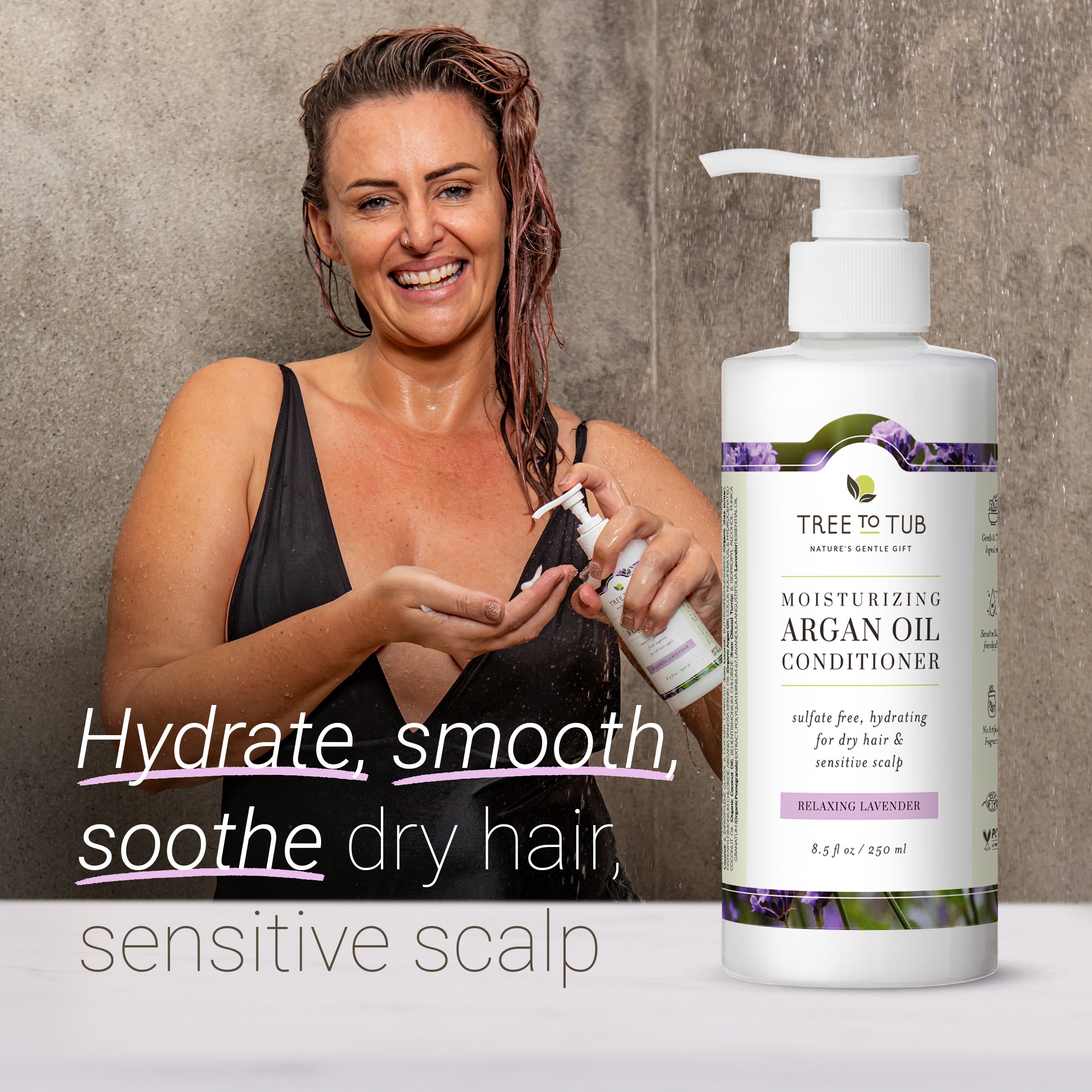 Lavender Conditioner with Argan Oil | Tree to Tub – Tree To Tub