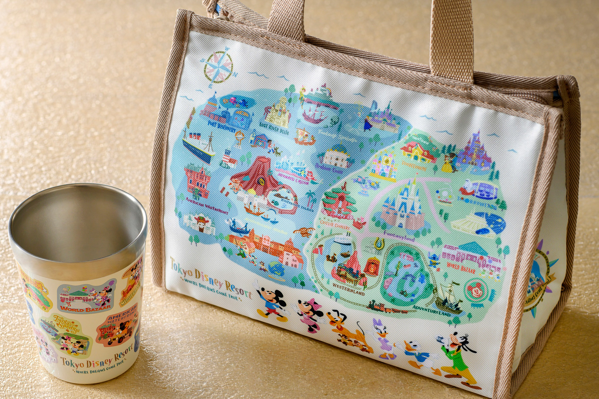 東京ディズニーリゾートのパークマップがかわいい！ スーベニアランチ