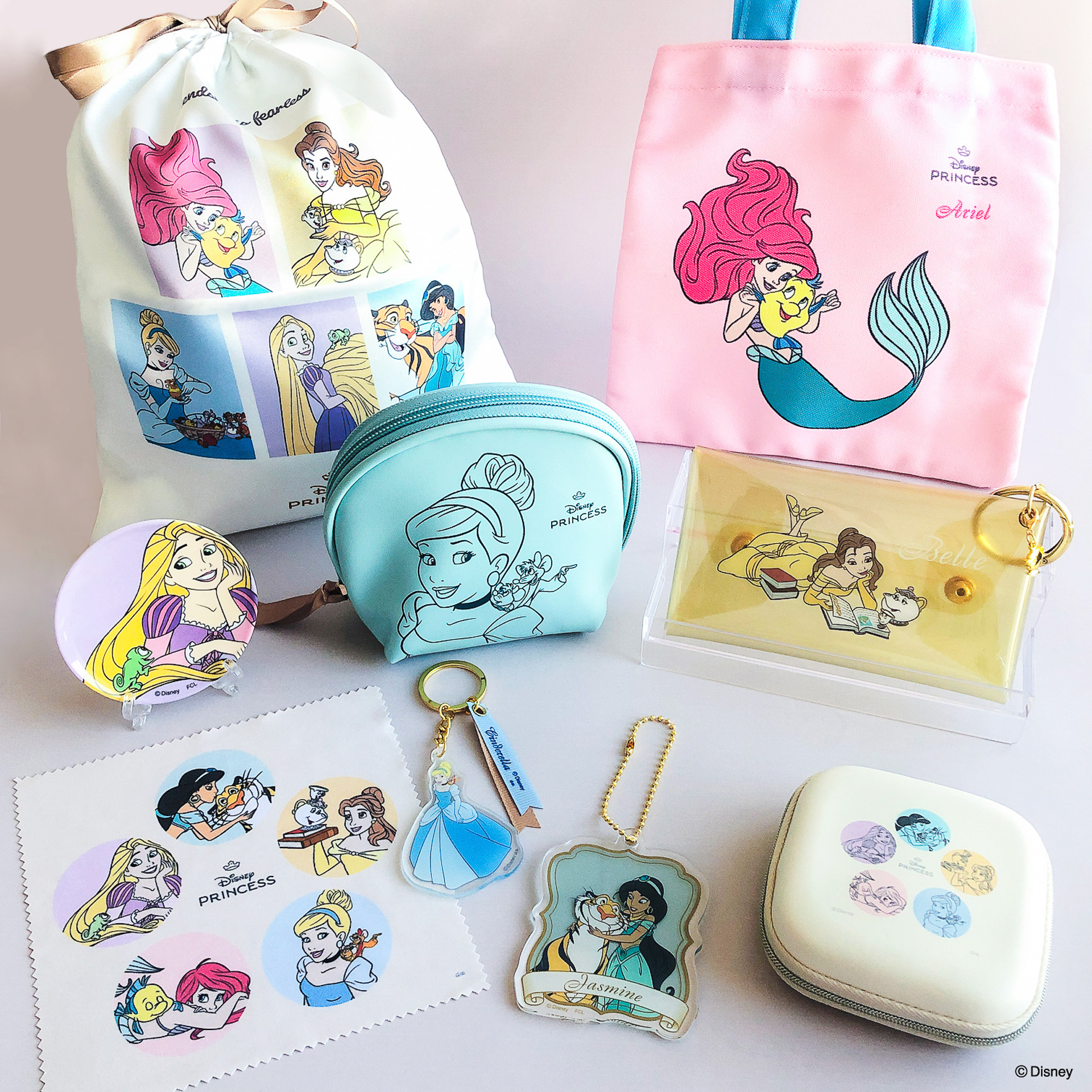 キャンドゥが「ディズニープリンセスwithフレンズ」の新作全62品を発表