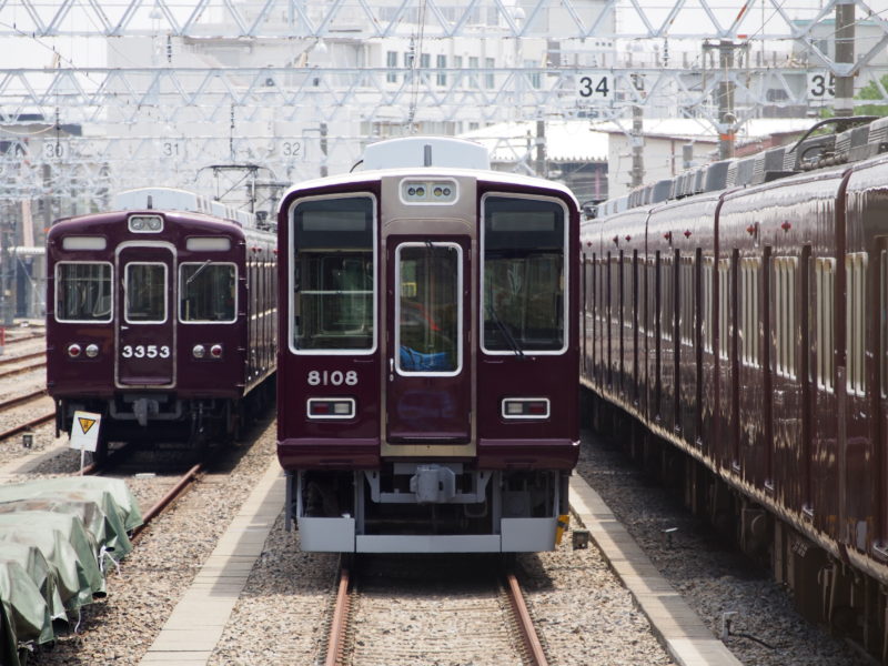 阪急電鉄】外観変化！8000系8008F工事完了〜行先表示がLEDに | 鉄道