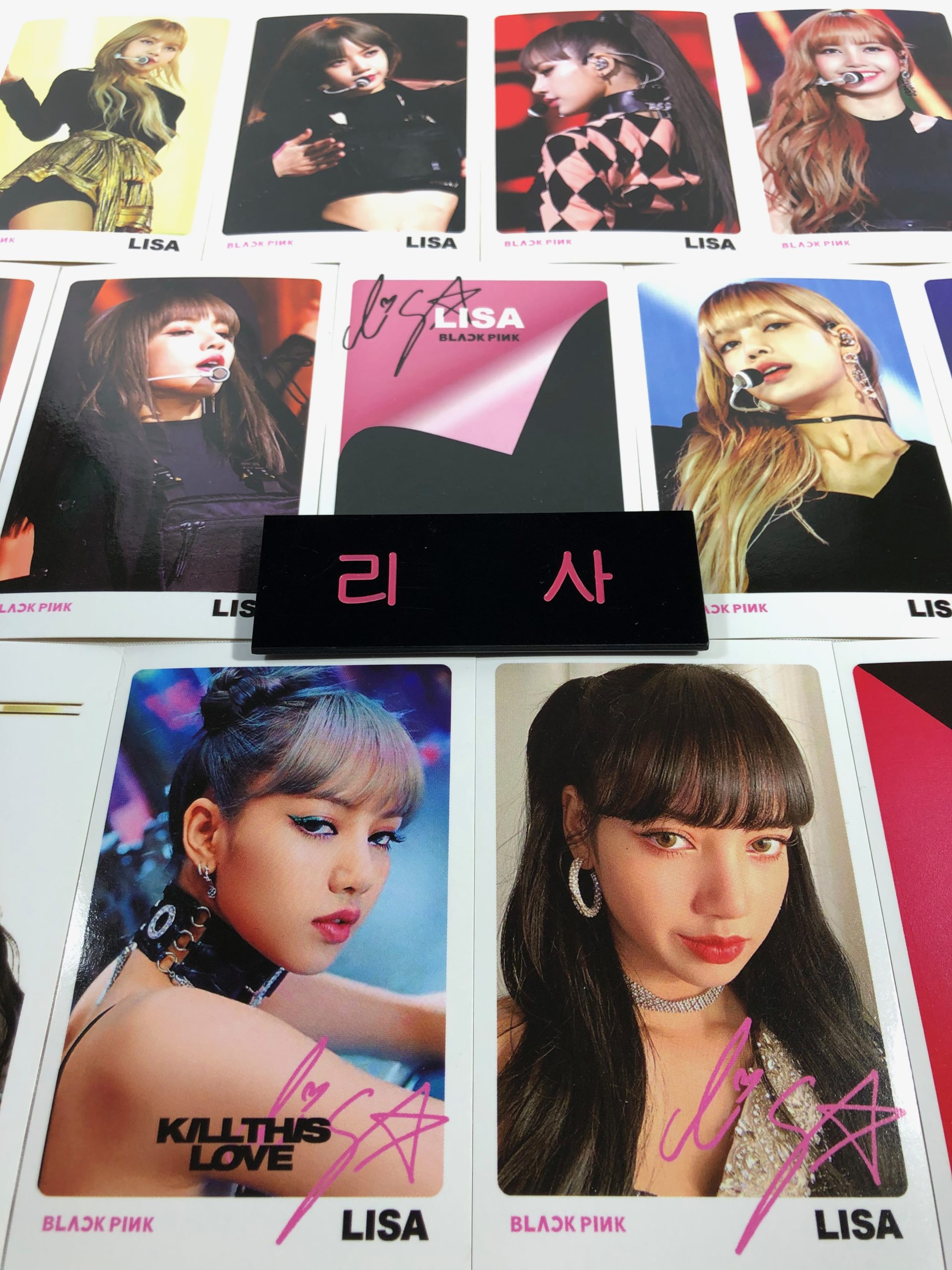 LISA リサ – BLACKPINK ブラックピンク グッズ ／ フォト メッセージ