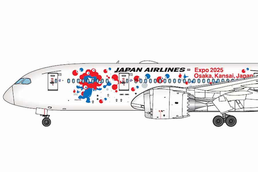 JALに「前衛的すぎる特別塗装機」誕生へ ボーイング787で「関西万博