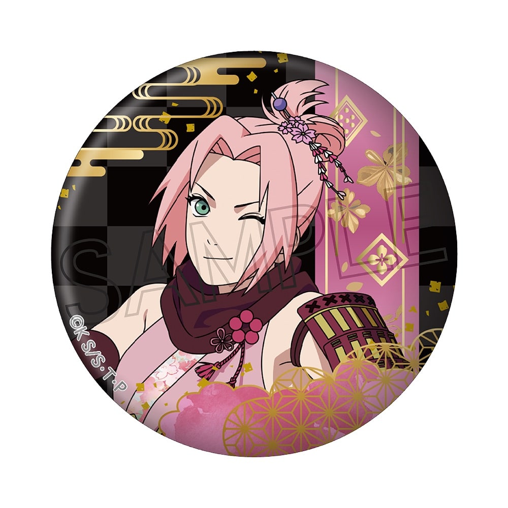 NARUTO -ナルト- 疾風伝 箔押し缶バッジ 忍武者 - 株式会社ツインクル