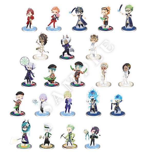 ミニアクリルスタンドコレクション／背景アクリルスタンド【ツイステ展