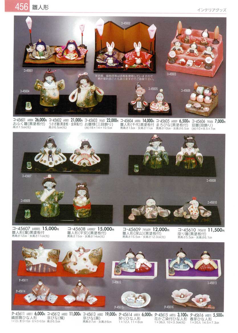 豆雛（段飾り）（商品番号コ-45606）