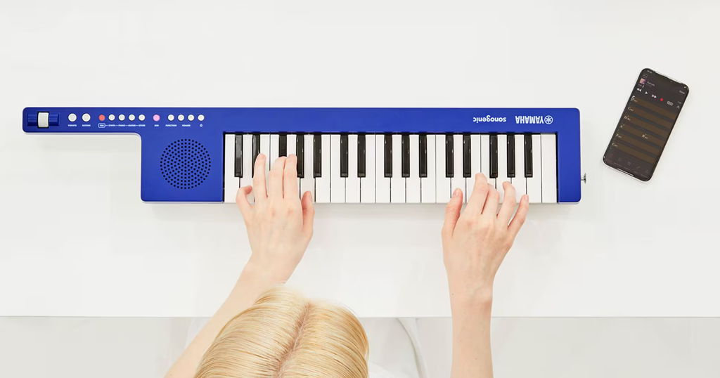 レンタル] YAMAHA sonogenic SHS-300 ショルダーキーボード ホワイト