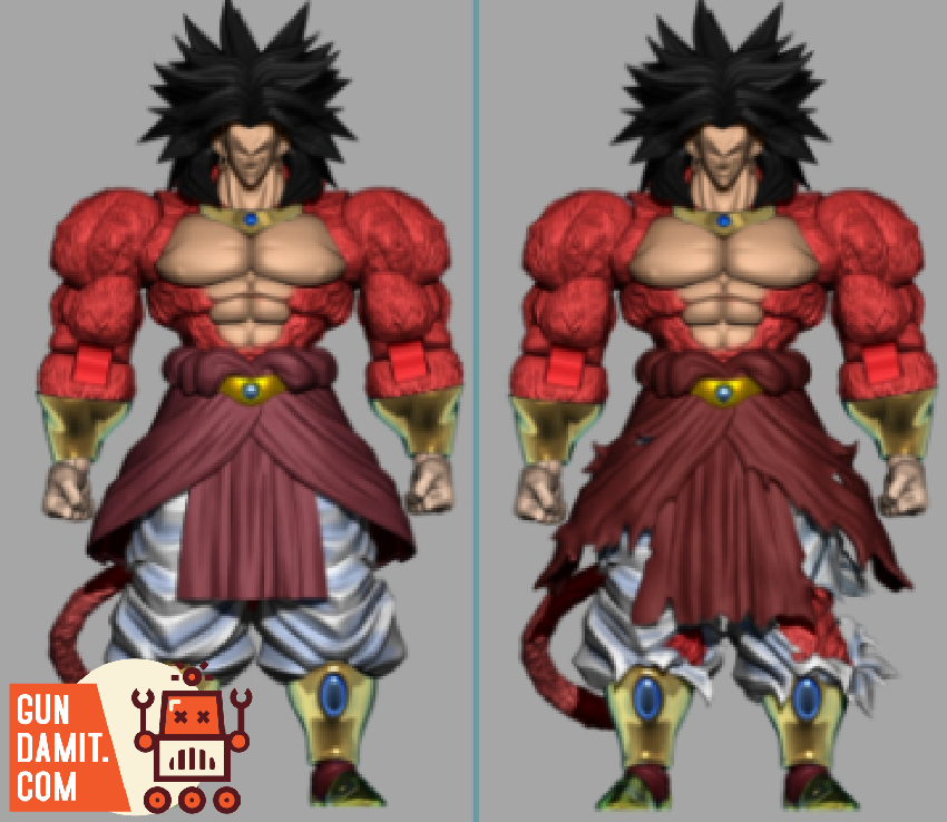 ZT Studio 1/12 Super Saiyan 4 Black Hair Ver. | GunDamit.com