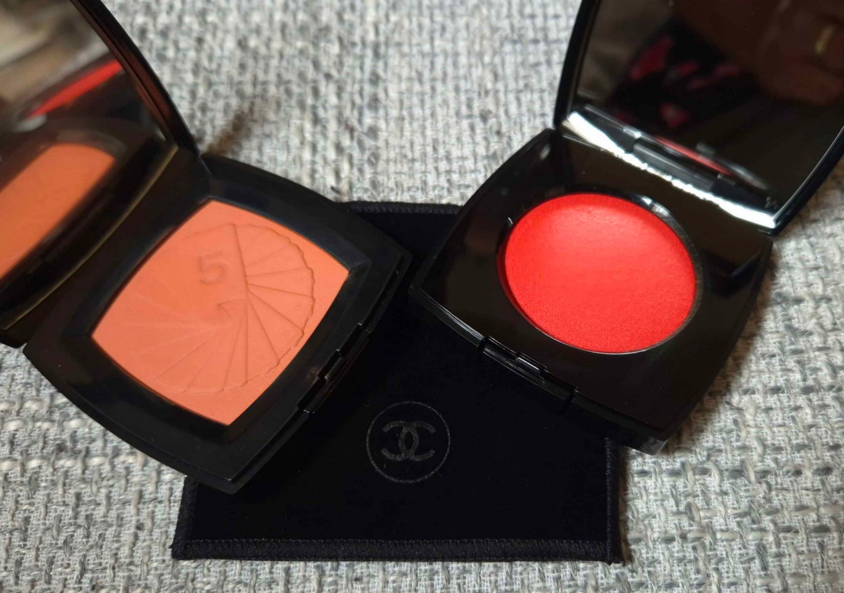 tarot of chanel blush blood orange swatch dark skin – Lili's